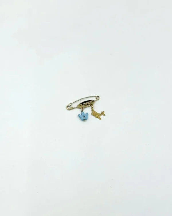 Παραμάνα Χρυσή με Μάτι και Αεροπλάνο