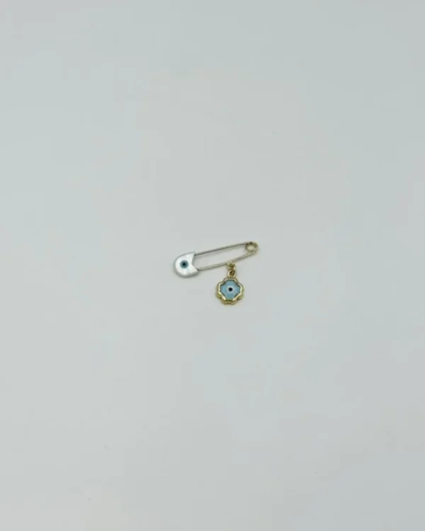 Χρυσή Παραμάνα με Ματάκι για Αγόρι