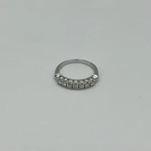 Λευκόχρυσο Μισόβερο με Μπριγιάν Κ18