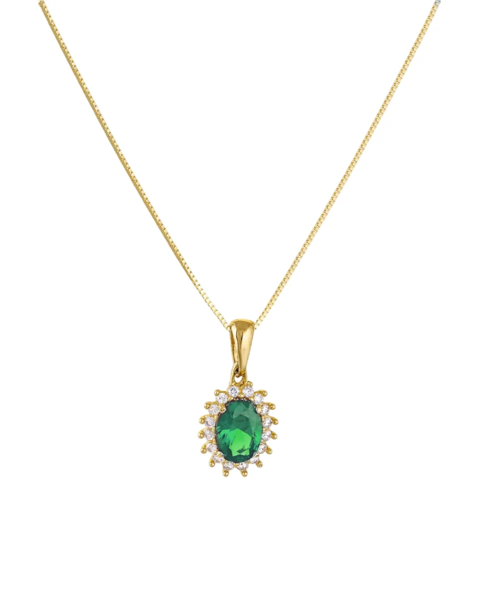 Χρυσή Ροζέτα με Ζιργόν