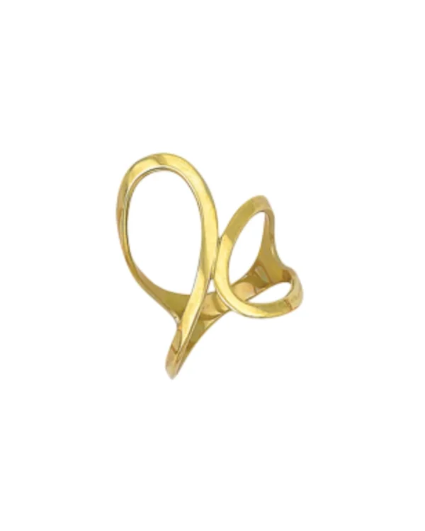 Χρυσό Μοντέρνο Δαχτυλίδι