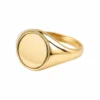 Χρυσό Δαχτυλίδι Σεβαλιέ 14K Unisex