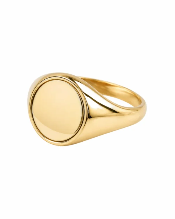Χρυσό Δαχτυλίδι Σεβαλιέ 14K Unisex